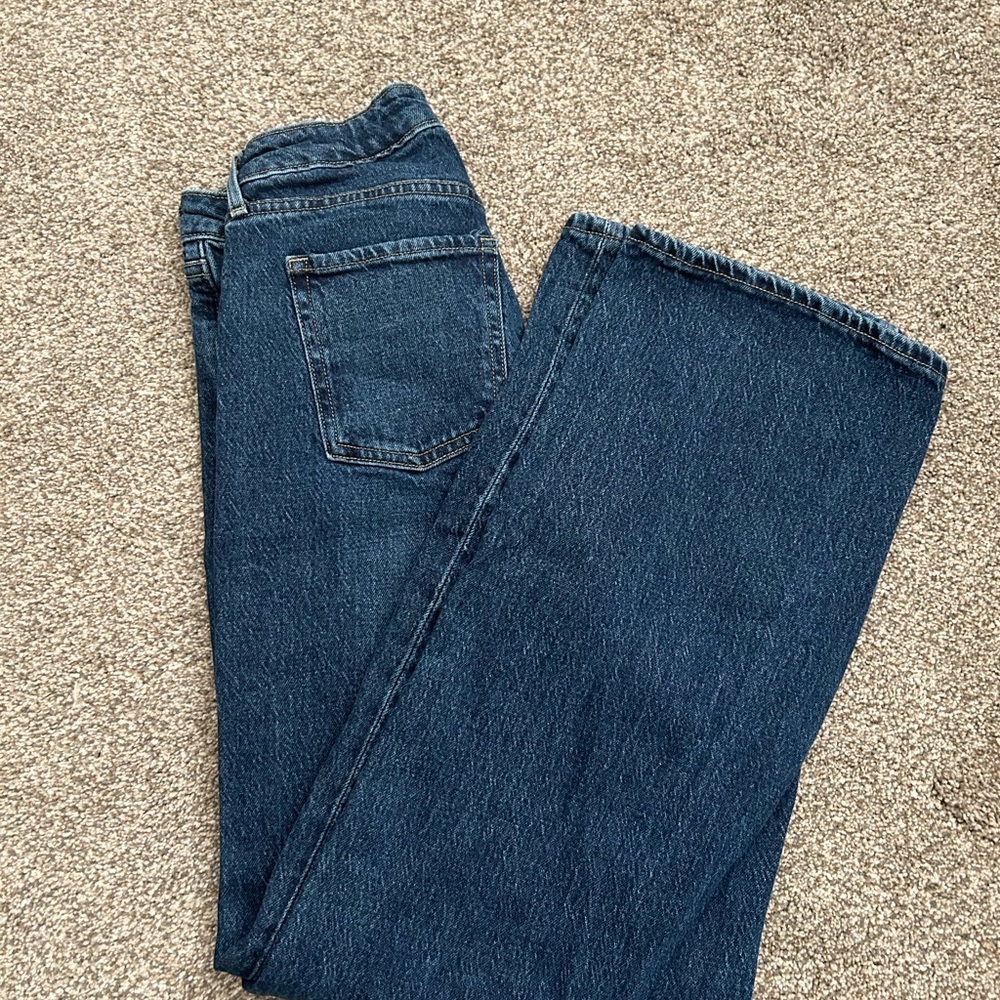 Old Navy Sky-Hi Wide Leg Blue Jeans